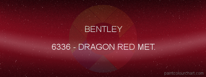 Bentley paint 6336 Dragon Red Met.