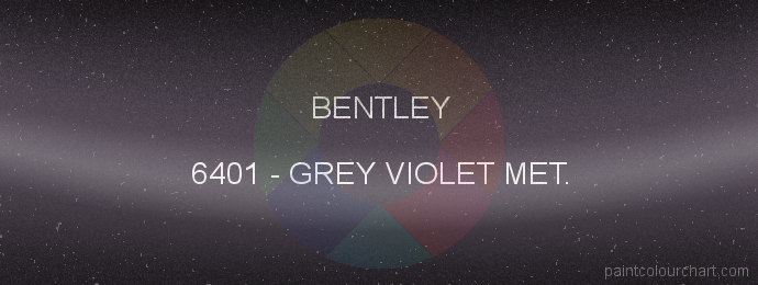Bentley paint 6401 Grey Violet Met.