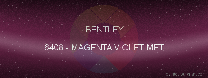 Bentley paint 6408 Magenta Violet Met.