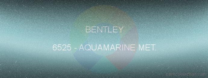 Bentley paint 6525 Aquamarine Met.