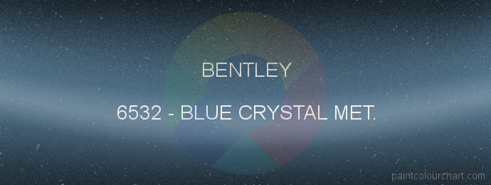 Bentley paint 6532 Blue Crystal Met.