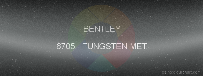 Bentley paint 6705 Tungsten Met.