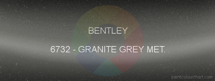 Bentley paint 6732 Granite Grey Met.