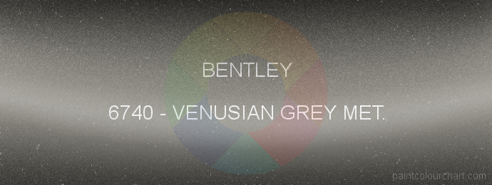Bentley paint 6740 Venusian Grey Met.