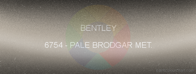 Bentley paint 6754 Pale Brodgar Met.