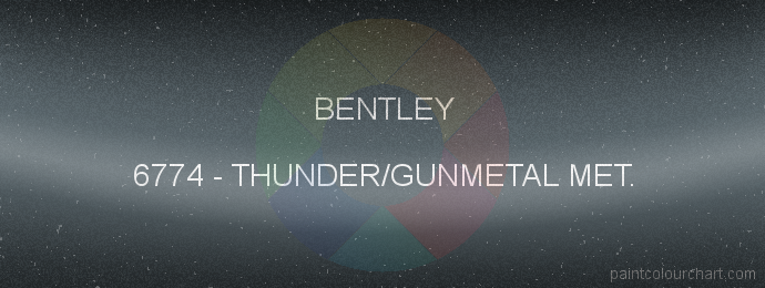 Bentley paint 6774 Thunder/gunmetal Met.