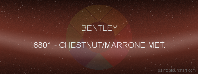 Bentley paint 6801 Chestnut/marrone Met.