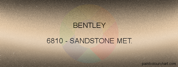 Bentley paint 6810 Sandstone Met.