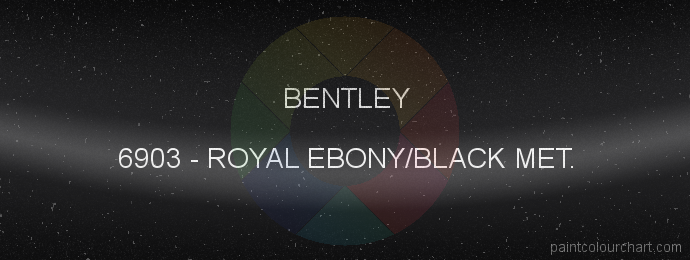 Bentley paint 6903 Royal Ebony/black Met.