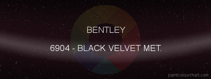 Bentley paint 6904 Black Velvet Met.