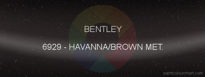 Bentley paint 6929 Havanna/brown Met.