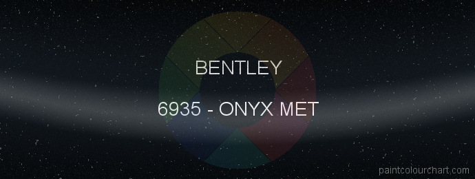 Bentley paint 6935 Onyx Met