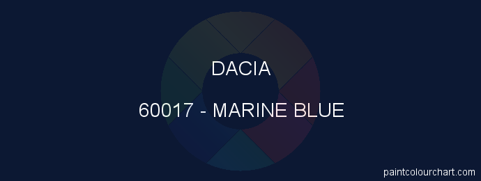 Dacia paint 60017 Marine Blue