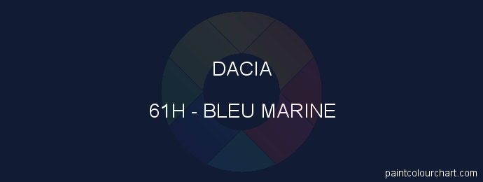 Dacia paint 61H Bleu Marine