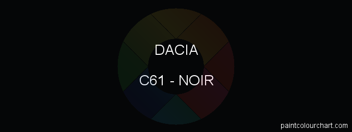 Dacia paint C61 Noir