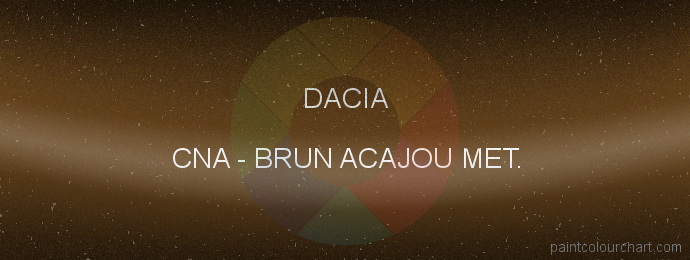 Dacia paint CNA Brun Acajou Met.