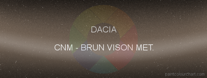Dacia paint CNM Brun Vison Met.