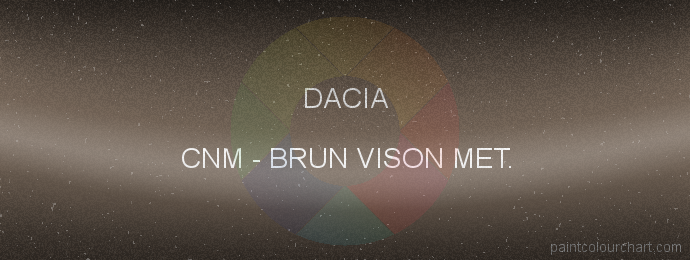 Dacia paint CNM Brun Vison Met.