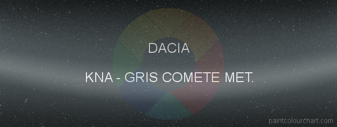 Dacia paint KNA Gris Comete Met.