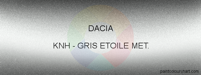 Dacia paint KNH Gris Etoile Met.