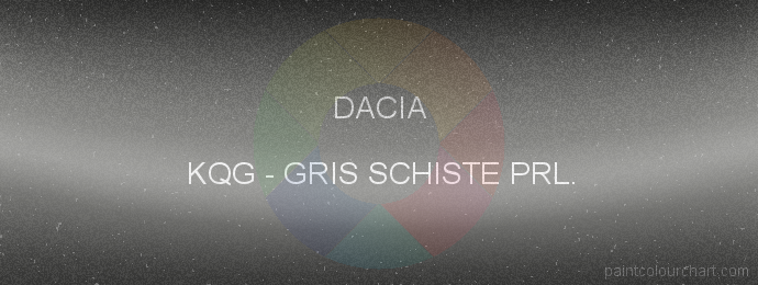 Dacia paint KQG Gris Schiste Prl.
