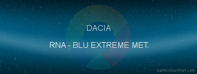 Dacia paint RNA Blu Extreme Met.