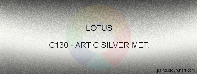Lotus paint C130 Artic Silver Met.