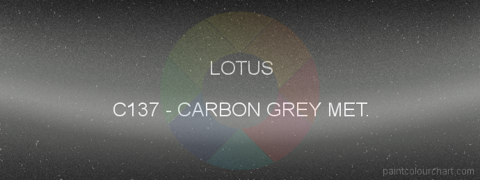 Lotus paint C137 Carbon Grey Met.