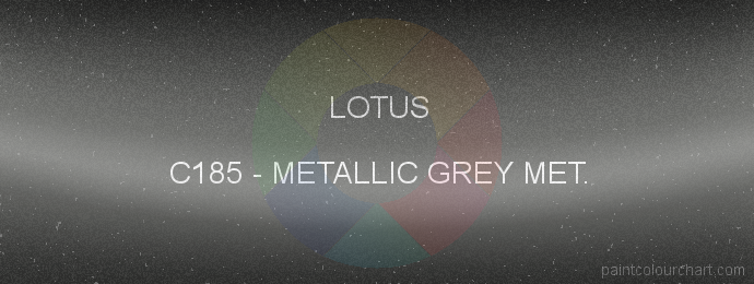 Lotus paint C185 Metallic Grey Met.