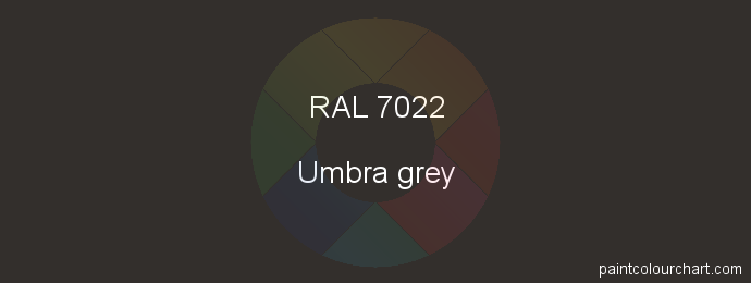 RAL 7022 : Painting RAL 7022 grey) | PaintColourChart.com