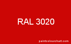 RAL Paint Color Chart Red PaintColourChart