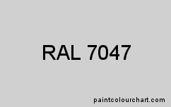 Ruim Vooruitzien paneel RAL 7047 : Painting RAL 7047 (Telegrey 4) | PaintColourChart.com